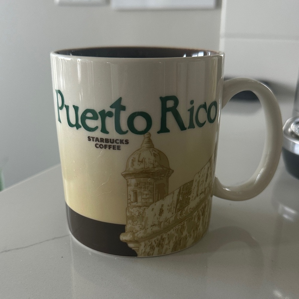 Starbucks Puerto Rico Mug - Cream and Brown